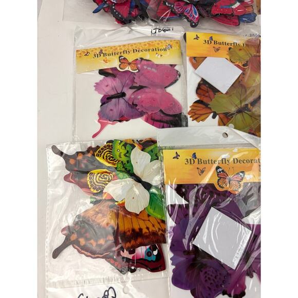 20 Pack 3D Butterflies Wall Stickers Decoration Wedding Home Decor Lot Bulk - Picture 2 of 9